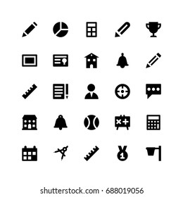 School and Education Vector Icons 2
