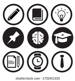 School and Education Vector Icons