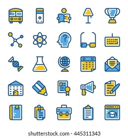 School and Education Vector Icons 3