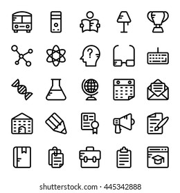 School and Education Vector Icons 3