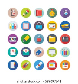 School and Education Vector Icons 4
