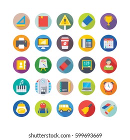 School and Education Vector Icons 5