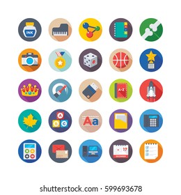 School and Education Vector Icons 7