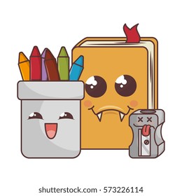 school elements funny characters