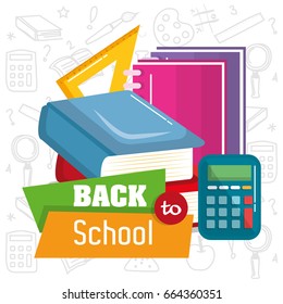 school elements vector illustration and creative tools to learn