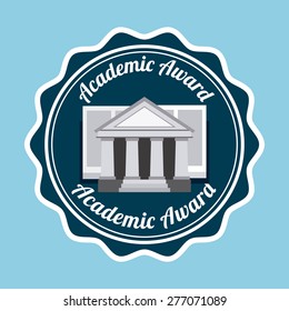school emblem design, vector illustration eps10 graphic 
