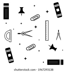 Farbloser Design-Vektorgrafik für Schulgeräte