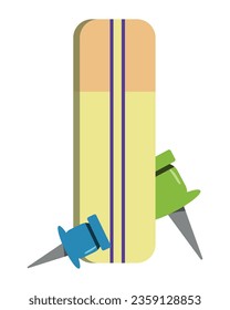 Schulwascher-Vektorgrafik einzeln
