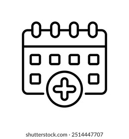 Schulveranstaltungen, Symbol, Vektorgrafik