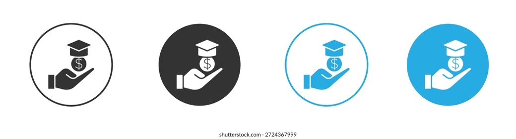 Elemento de diseño de iconos de Tarifas escolares. Ilustración vectorial sobre fondo blanco.
