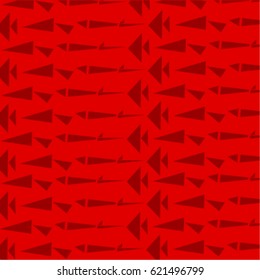 School of fish. Red. Vector background. Pattern.