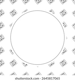 Schulrahmen. doodle Bildung Kreis Rahmen. handgezeichneter Hintergrund für Schule und Bildungsrahmen. Schulhintergrund