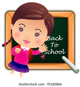 School girl, Back to school
