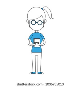 School girl cartoon
