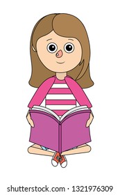 school girl cartoon