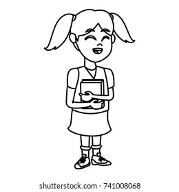 School girl cartoon