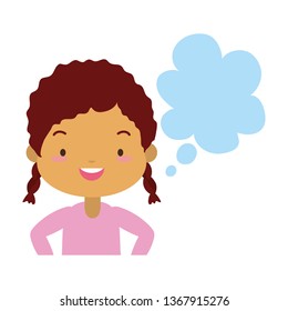 school girl speech bubble