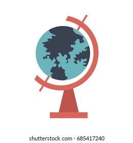 school globe geography navigation location map