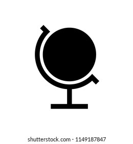school globe icon. vector illustration