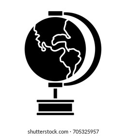 school globe map earth education element