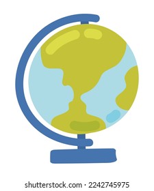 school globe map icon isolated