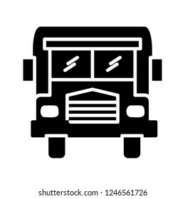School Glyph black icon