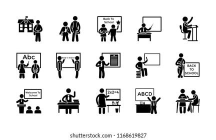 School Glyph Set