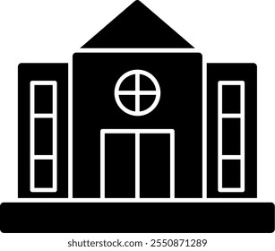 School Glyph Vector Icon Design