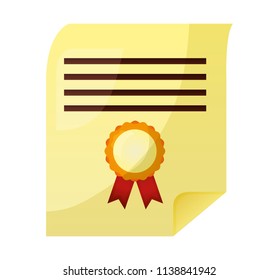 school graduation certificate diploma document