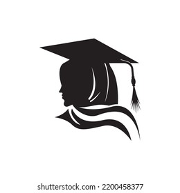 School Graduation Logo Template Design Stock Vector (Royalty Free ...