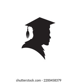 Diseño de la plantilla del logotipo de graduación escolar