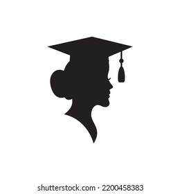 Diseño de la plantilla del logotipo de graduación escolar