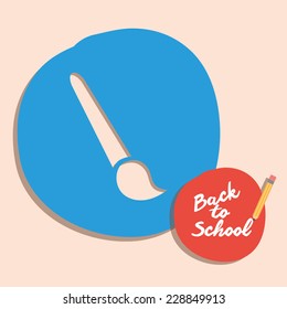 school graphic design , vector illustration