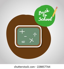 school graphic design , vector illustration