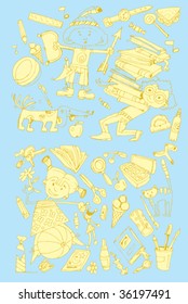 School (hand drawn vector sketch)