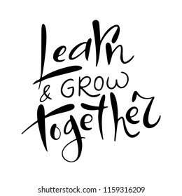 school hand writing quote. Typography for banners or posters. Hand drawn lettering vector.