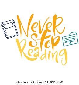  school hand writing quote. Typography for banners or posters. Hand drawn lettering vector.