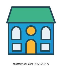 school   house   hostel  