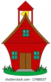 School House Vector.