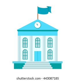 School icon cartoon. 