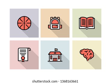 SCHOOL ICON CONCEPT