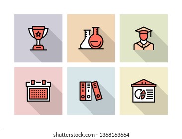 SCHOOL ICON CONCEPT