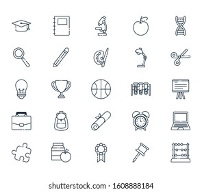 School icon design, Eduaction class lesson knowledge preschooler study learning classroom and primary theme Vector illustration