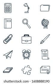 School icon design, Eduaction class lesson knowledge preschooler study learning classroom and primary theme Vector illustration