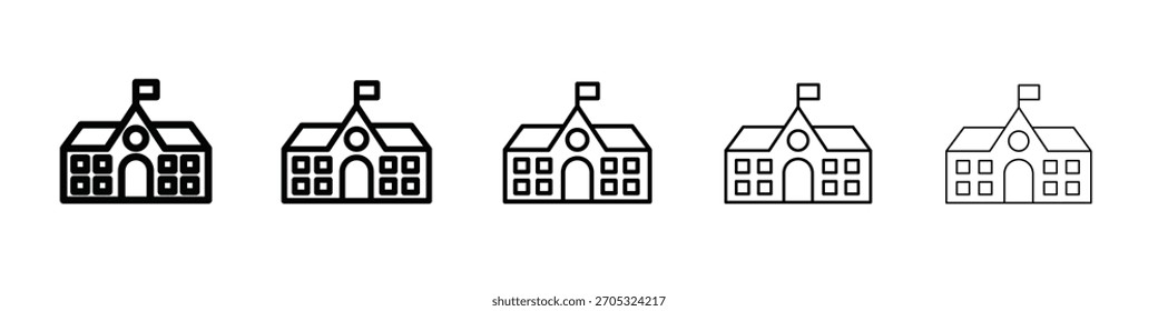 school icon design, logo, app, UI. Vector illustration, EPS