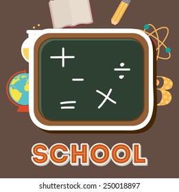 school icon design, vector illustration eps10 graphic 