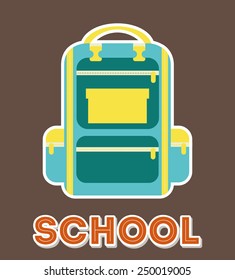 school icon design, vector illustration eps10 graphic 