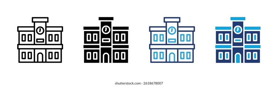 School Icon Element For Design