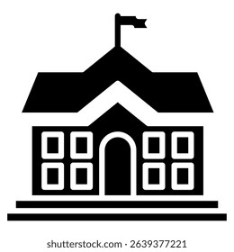 School Icon Element For Design