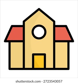 Elemento De Ícone De Escola Para Design